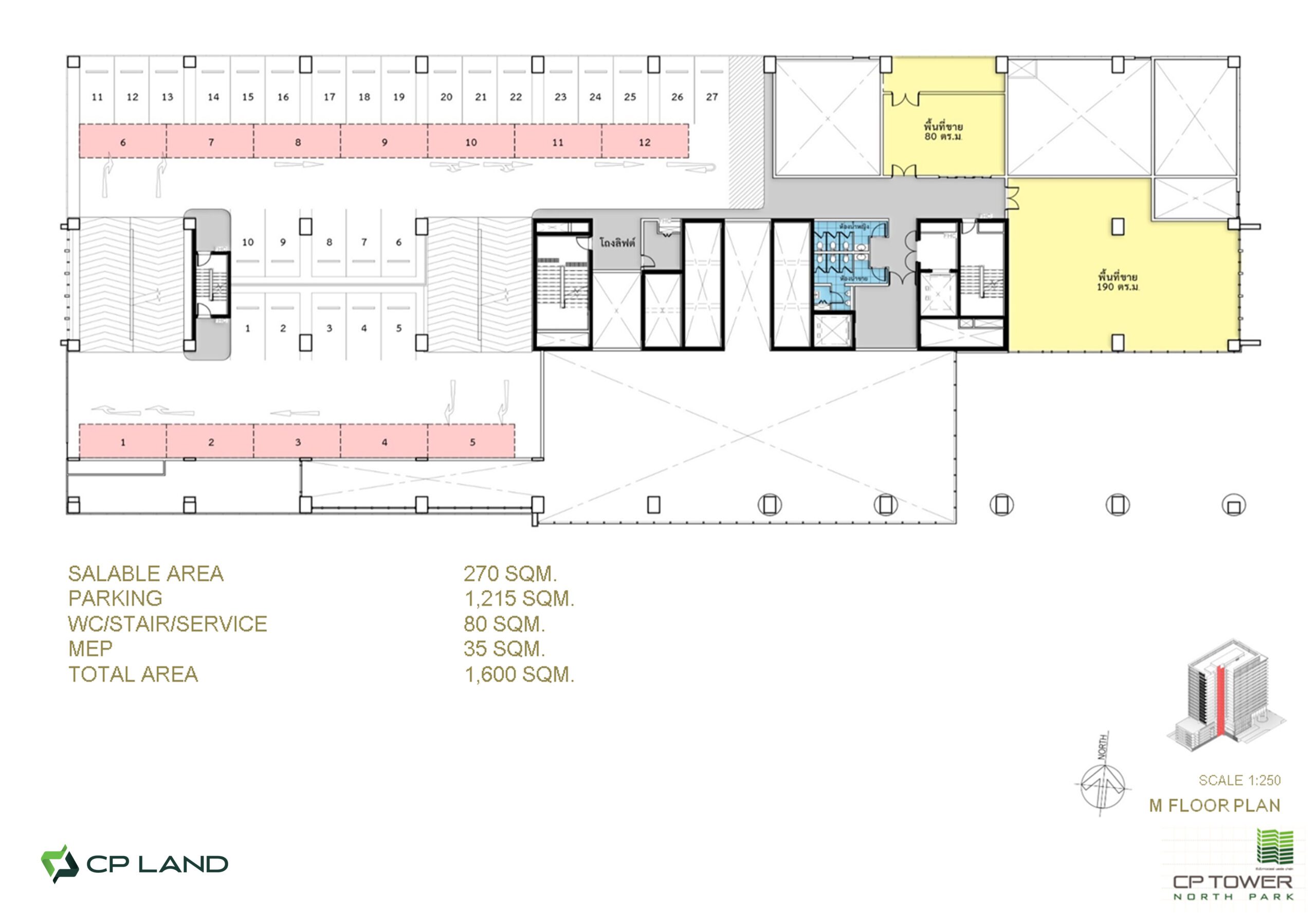 Plan 2. M FLOOR PLAN scaled